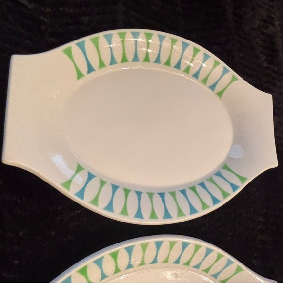 Two vintage mid century modern 1950s Paul McCobb eclipse platter - Picture 3 of 13